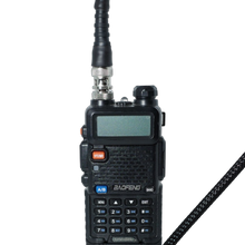 Load image into Gallery viewer, v2 Wearable Antenna W/Baofeng Adapter Package (BNC-F to SMA-F)
