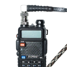 Load image into Gallery viewer, v2 Wearable Antenna W/Baofeng Adapter Package (BNC-F to SMA-F)