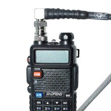 Load image into Gallery viewer, v2 Wearable Antenna W/Baofeng Adapter Package (BNC-F to SMA-F)