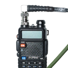 Load image into Gallery viewer, v2 Wearable Antenna W/Baofeng Adapter Package (BNC-F to SMA-F)