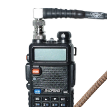 Load image into Gallery viewer, v2 Wearable Antenna W/Baofeng Adapter Package (BNC-F to SMA-F)