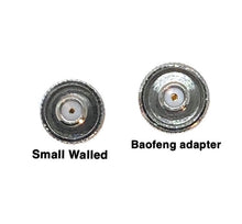 Load image into Gallery viewer, Small Walled Adapter (BNC-F to SMA-F)